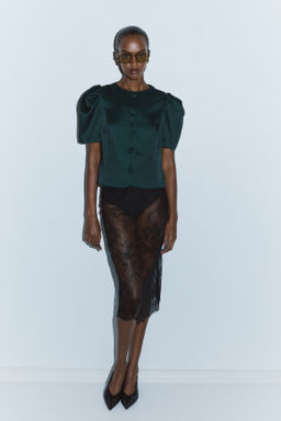 Blusa con manga puffy - H&m фото 3