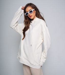 Худи #ОКТ1660, слоновая кость