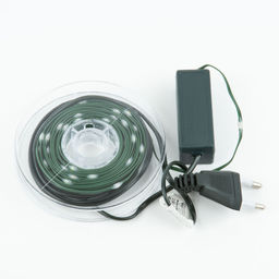 ULD-S1000-100/DGA MULTI IP20 DEW BAND Гирлянда светодиодная "Полоса", 10м. 100 светодиодов. Разноцветный свет. Провод зеленый. ТМ Uniel