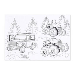 Раскраски детские набор Для мальчиков, 4 шт. по 16 стр., А4