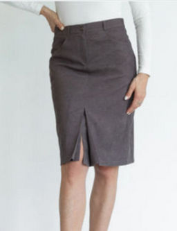 вельветовая юбка на подкладке