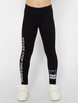 CRB wear/CWJG 70401-22 Брюки модель легинсы для девочки,черный/Ex.Cherubino
