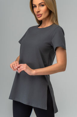 Удлиненная женская футболка с разрезами Happyfox - Happy fox фото 2