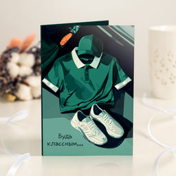 Открытка 4 шоколадки Будь классным