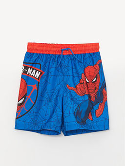 Spiderman Bask?l? H?zl? Kuruyan Erkek ?ocuk Deniz ?ortu