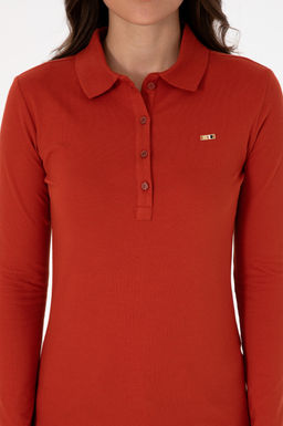 Kad_n Kiremit Basic Polo Yaka Sweatsh_rt Sepette S_rpriz _ndirim - U.s. polo assn фото 6