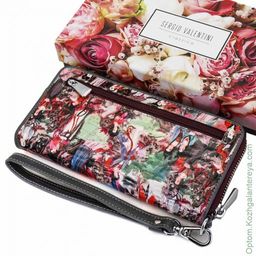 Женский кожаный кошелек на молнии Sergio Valentini СВ 8138-2023  фото 3