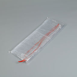 Цена за 10 шт. Мешок для урожая, полипропиленовый, 50 × 90 см, на 50 кг, прозрачный, с завязками