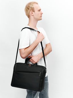 LACCOMA сумка НБ8617-A-черный полиэстр  фото 7