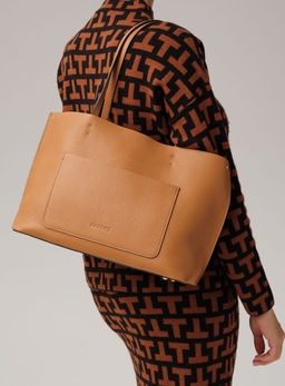 Сумка Deboro 30885 коричневый лист