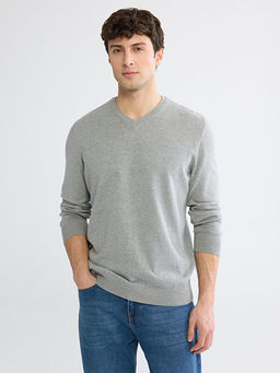 V Yaka Erkek Triko Kazak