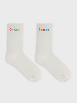 Цена за 5 пар! Носки мужские серые с рисунком в виде надписи СУЕТОЛОГ - Mark formelle фото 3