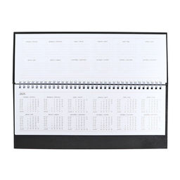 Планинг на гребне недатированный 100х300 мм, 56 листов, БУМВИНИЛ, черный - Calligrata фото 5