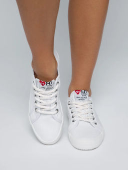 Кеды жен., белые, текс 7025-5 - S&I фото 2