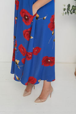 Платье Luxury Moda 1295 синий