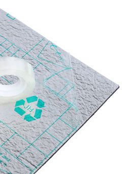 Ковролин самоклеящийся для пола и для стен, 300×300 мм, цвет синий, 10 шт.