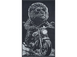 Полотенце махровое 6с103.412ж1 Моторалли(антрацит) 50х90см