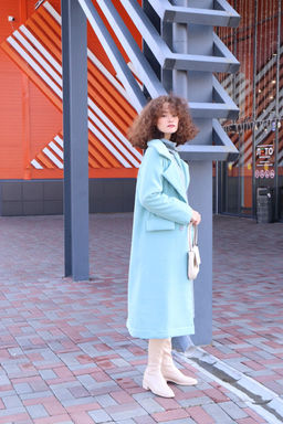 Martichelli Куртка удлинённая в цвете Tiffany  фото 10