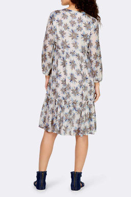 Платье, бело-голубое - Linea tesini фото 4