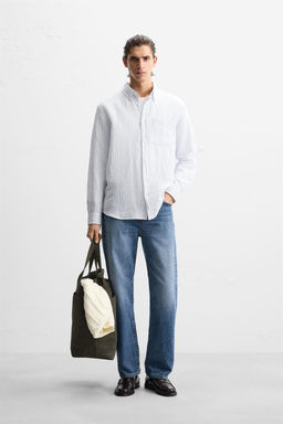 COTTON - LINEN SHIRT - Zara фото 33