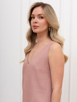 Блузка (топ) Сибелла-4 из вискозы со льном - Виотекс фото 39