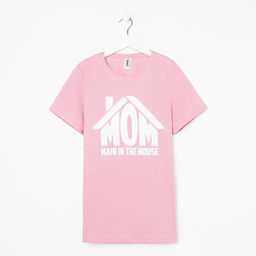 Цена за 2 шт. Футболка женская KAFTAN Mom, размер 40-42, розовая