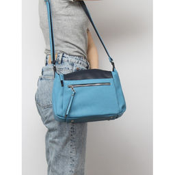 Сумка женская искусственная кожа ADEL-279/ММ. 1отдел+плеч/рем. синеголубой 259187 - Adelia фото 5