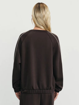 Свитшот с контрастным кантом / Zarina  фото 5