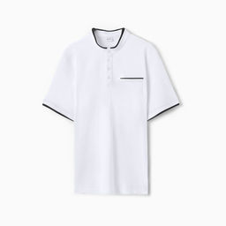 Футболка поло мужская MINAKU REGULAR FIT: белая, р-р 46