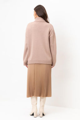 Юбка Very Neat ЕТ 70003 плиссе телесный фото 2