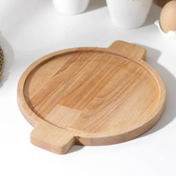 Подставка для сковороды деревянная Adelica, 30×24×1.8 см, внутренний диаметр 22 см, берёза