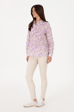 Kad_n Lila Uzun Kollu G_mlek Sepette S_rpriz _ndirim - U.s. polo assn фото 4