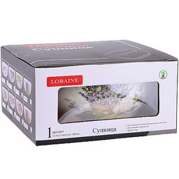 60185 Супница керамическая 580мл Утренняя свежесть доломит LR (х36) - Mayer&boch фото 3