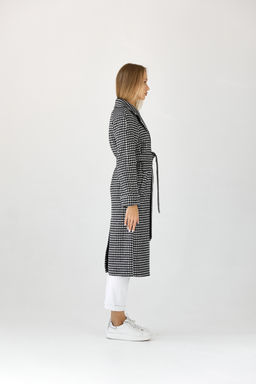 Пальто женское демисезонное 22555 (синий) - Kankan фото 31