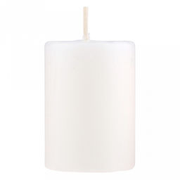 Свеча Цилиндр д4см, h6см, парафин, с декором, Пара, белый, время горения 8 часов, Символ 2026 года (Россия) - Домашняя мода фото 3