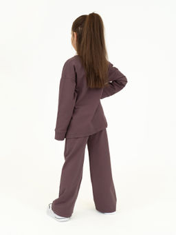 Костюм для девочки сливовый 7065 (122)