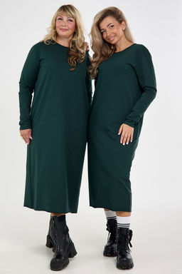 Платье-футер-длинное