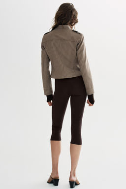 STRIPED FITTED BLAZER - Zara фото 17