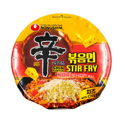 Лапша б/п Шин Рамен жареная со вкусом сыра (Shin Ramyun Stir Fry With Cheese) Nongshim, Корея, 105 г Акция