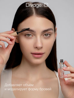 Гель для бровей Fixing Brow Gel Ж Товар 01 прозрачный - Divage фото 4