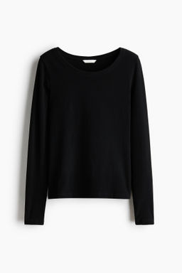 Camiseta entallada de algod?n - H&m фото 2