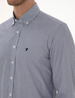 Lacivert Slim Fit Uzun Kollu G_mlek - Cacharel фото 7