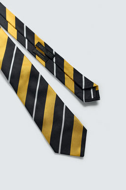 100% SILK STRIPED TIE - Zara фото 6