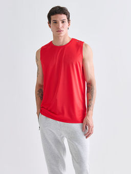 Bisiklet Yaka Erkek Kolsuz Ti??rt