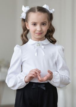 Блэки, блузка трикотажная жемчужный/128-64-57