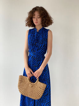 Платье, как из к/ф Красотка, синее с принтом - Martichelli фото 21