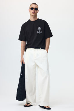 Camiseta estampada de algod?n Relaxed Fit - H&m фото 9