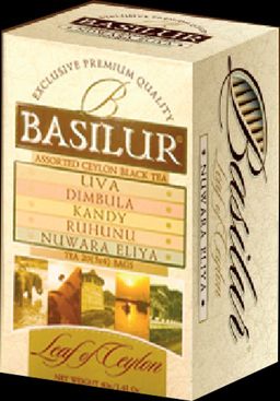 BASILUR. Лист Цейлона. Ассорти карт.пачка, 20 пак.