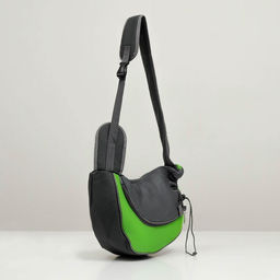 Сумка-переноска Слинг для животных, 42 х 25 см, зеленая - Пижон фото 3