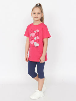 CRB wear / HSJG 63845-46 Футболка для девочки,циклама/Ex.Cherubino  фото 3